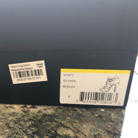 LAMB Strappy Sandal Black High Heel - Picture 7 of 8